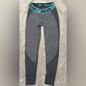 Gymshark Teal and Gray Leggings